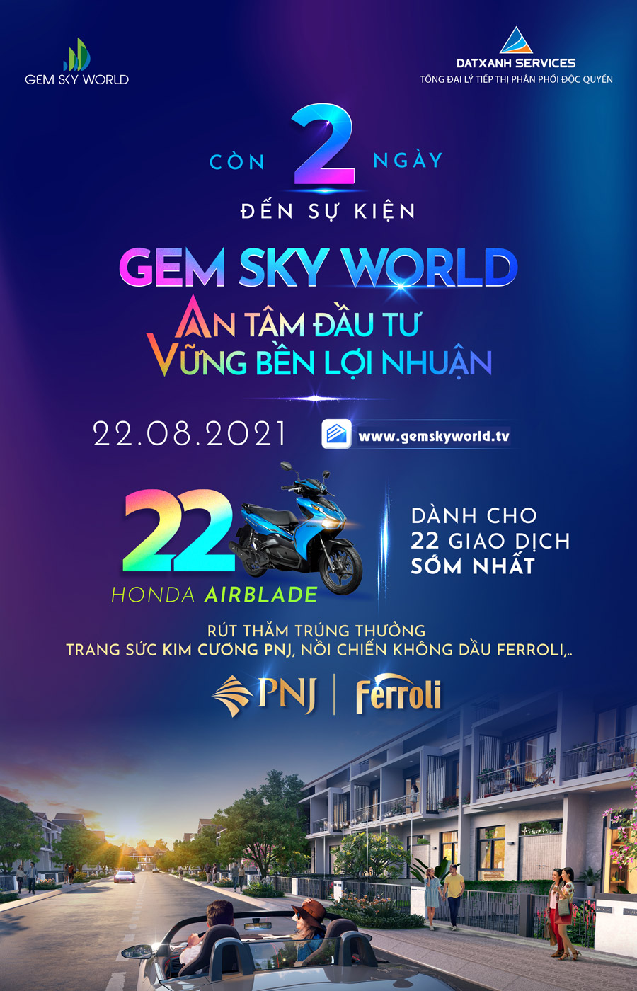 Dự Án Gem Sky World Long Thành - Đất Xanh Group