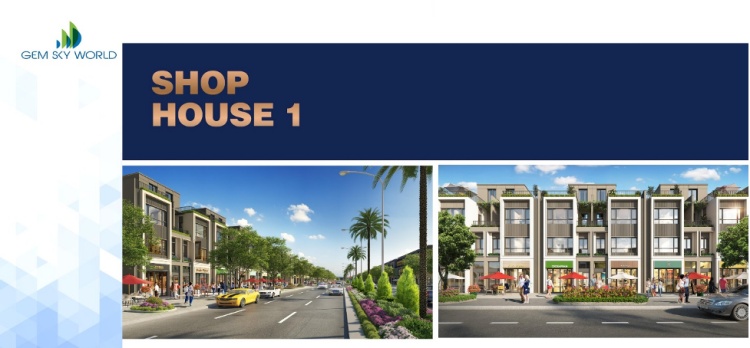 Hình ảnh mẫu shophouse Gem Sky World