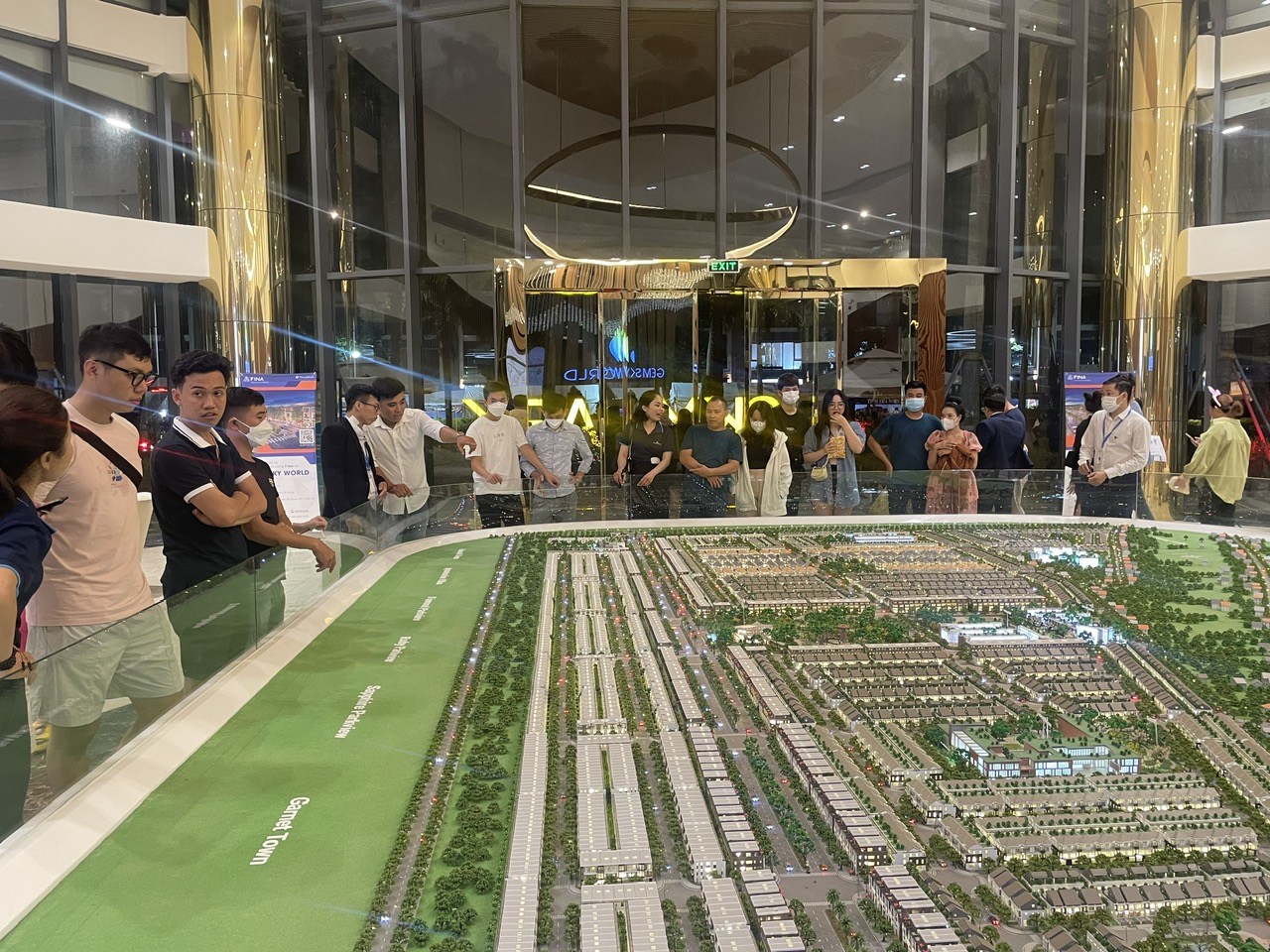 Sa bàn phối cảnh 360 dự án Gem Sky World